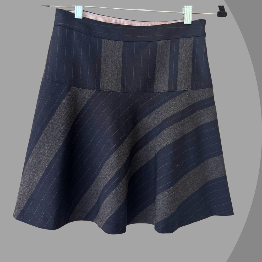 BANANA REPUBLIC Womens Dark Striped Skirt, 0